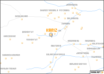 map of Kārīz