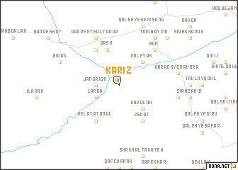 map of Kārīz