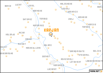 map of Karjan