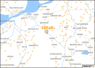 map of Karja