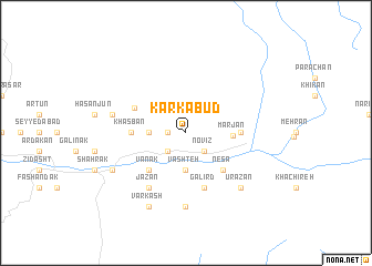 map of Karkabūd