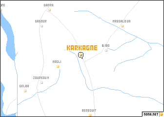 map of Karkagné