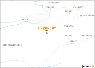 map of Karkalay