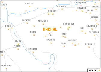 map of Karkāl