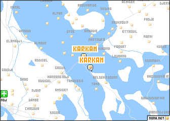 map of Karkam