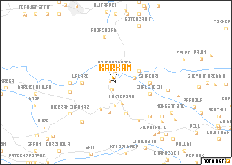 map of Kār Kam