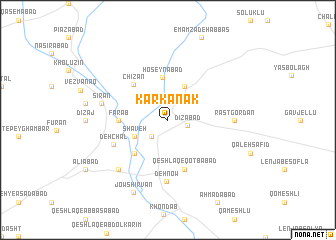 map of Karkānak