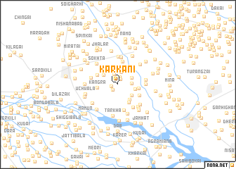 map of Karkāni