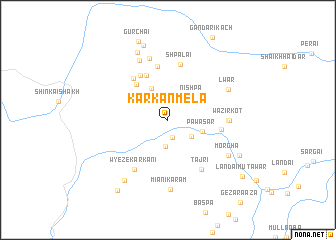 map of Karkan Mela