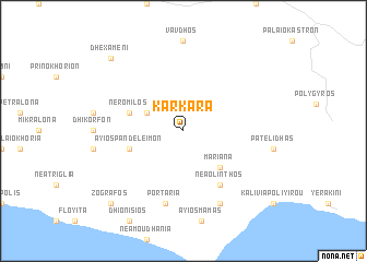 map of Karkára