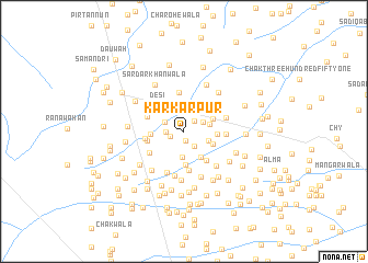 map of Karkārpur