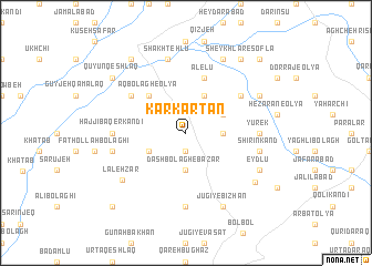 map of Karkartān