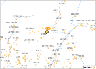 map of Kārka