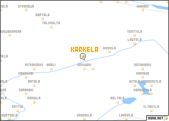 map of Kärkelä