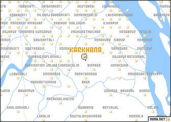 map of Kārkhāna