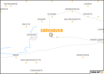 map of Karkhovka