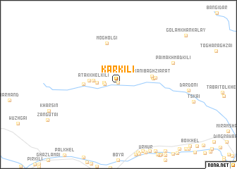 map of Kār Kili