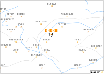 map of Karkın