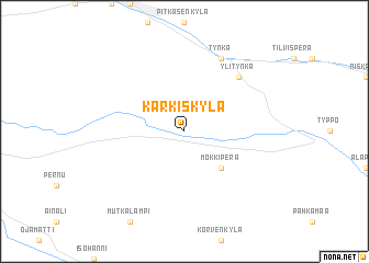 map of Karkiskylä