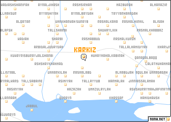 map of Karkīz