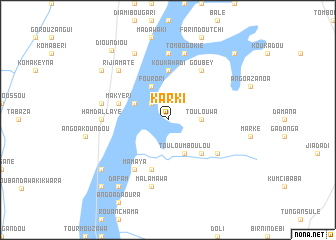 map of Karki