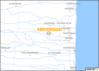 map of Karkkangudi