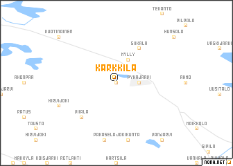 map of Karkkila