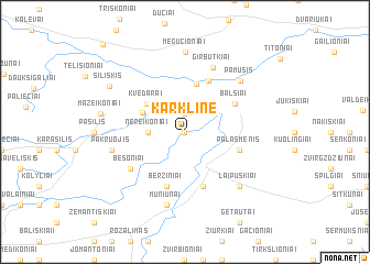 map of Karklinė