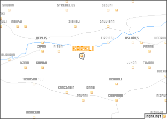 map of Kārkli