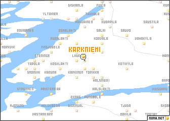 map of Kärkniemi