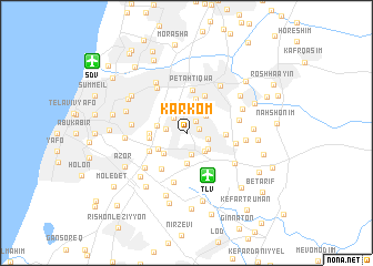 map of Karkom