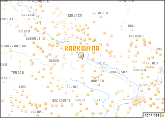 map of Karkovina