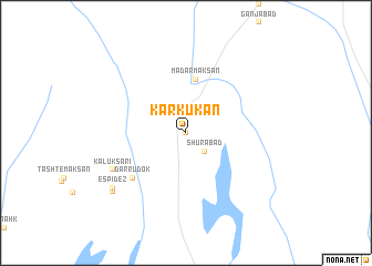 map of Karkūkān