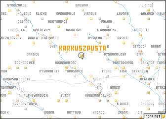 map of Karkusz Pusta