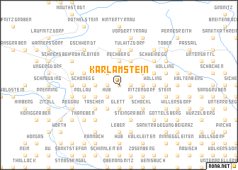 map of Karl am Stein