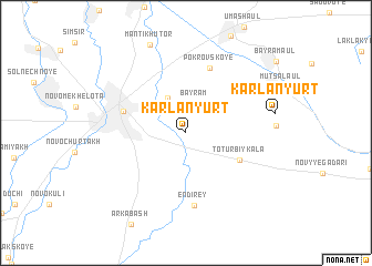 map of Karlanyurt