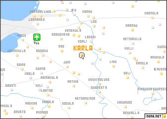 map of Karla