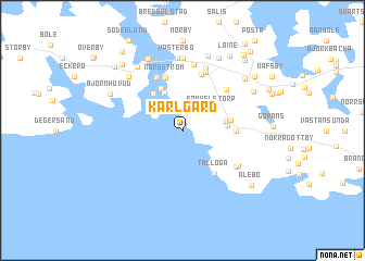 map of Karlgård
