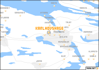 map of Karlhovshage