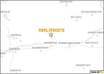 map of Karlinskoye