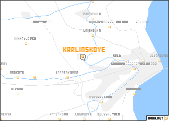 map of Karlinskoye