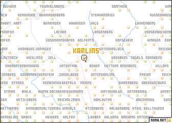 map of Karlins