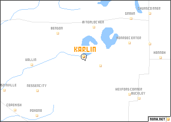 map of Karlin