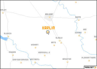 map of Karlin