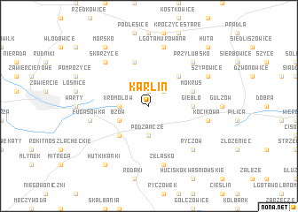 map of Karlin