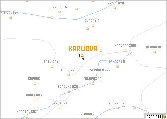 map of Karlıova