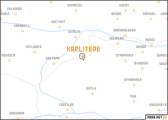 map of Karlıtepe