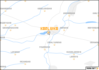 map of Karlivka