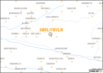 map of Karlıyayla