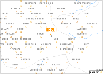 map of Karli